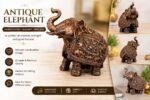 Royal Antique Elephant Showpiece - Image 5